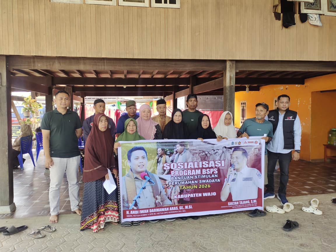 Sosialisasi Program BSPS di Desa Mario, Wujud Komitmen Wakil Rakyat Bantu Masyarakat Berpenghasilan 